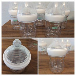 Set of 5 Nuk Bottles w/Safe Temp 5 oz.